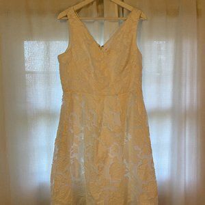 Nanette Lepore White Floral Lace Dress